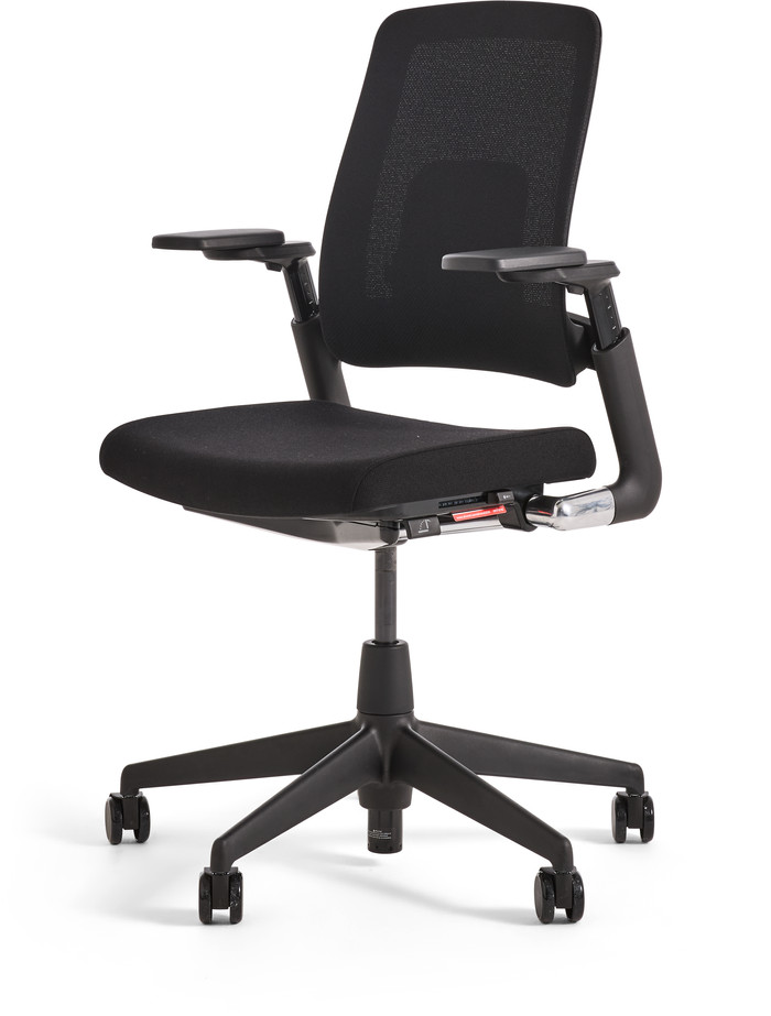 Ahrend 2020 Luvia bureaustoel bovenkant