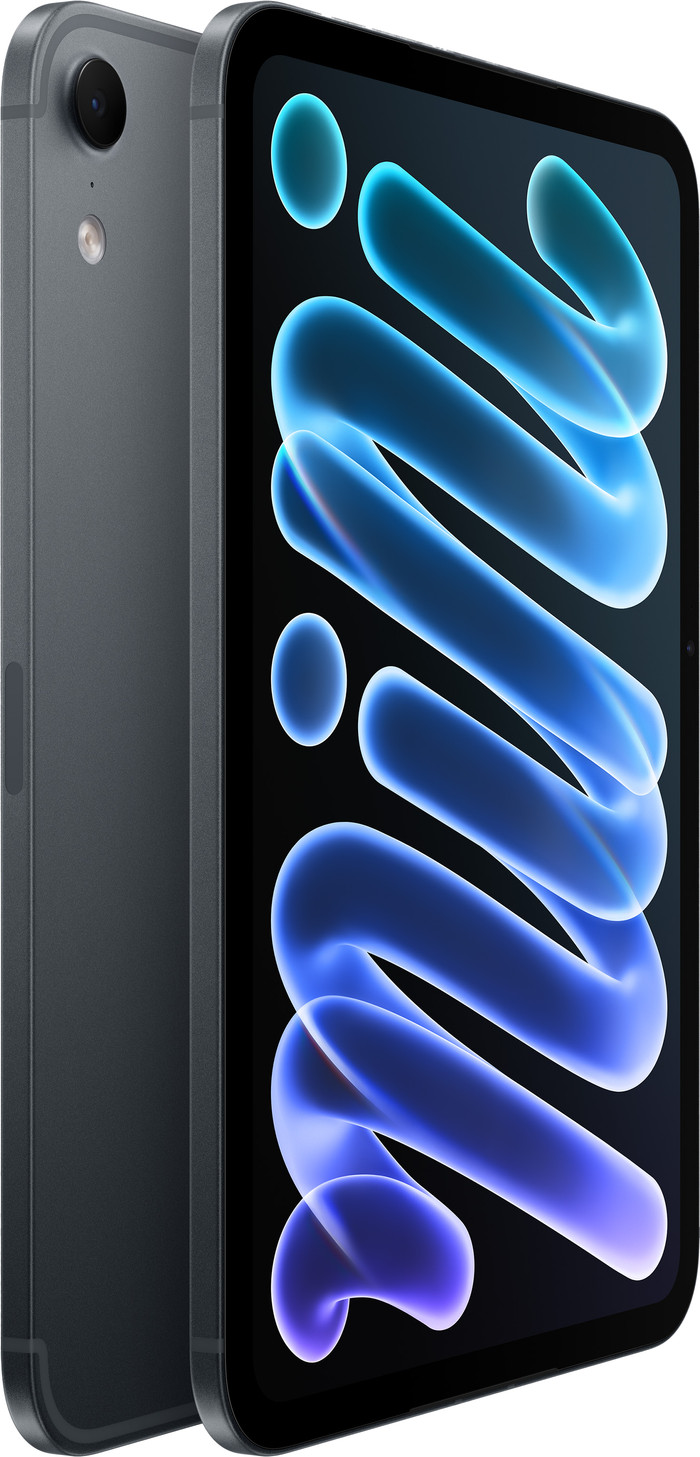 Apple iPad mini 8 (2026) 8,5 inch 512GB Wifi + 5G Middernacht linkerkant