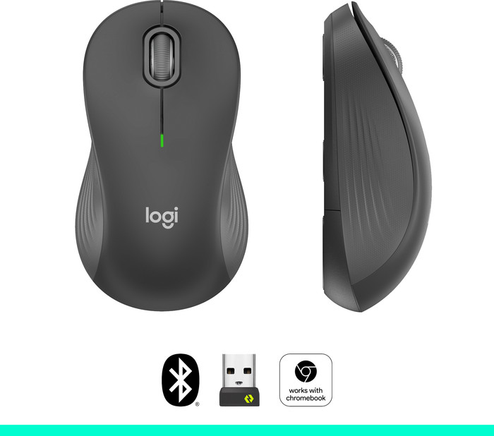 Logitech Signature M550 L Wireless Mouse Black right side