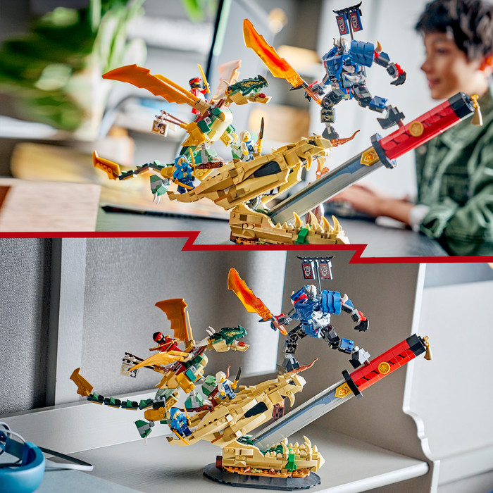 LEGO Ninjago Strijd bij het Drakenzwaard 71871 product in gebruik