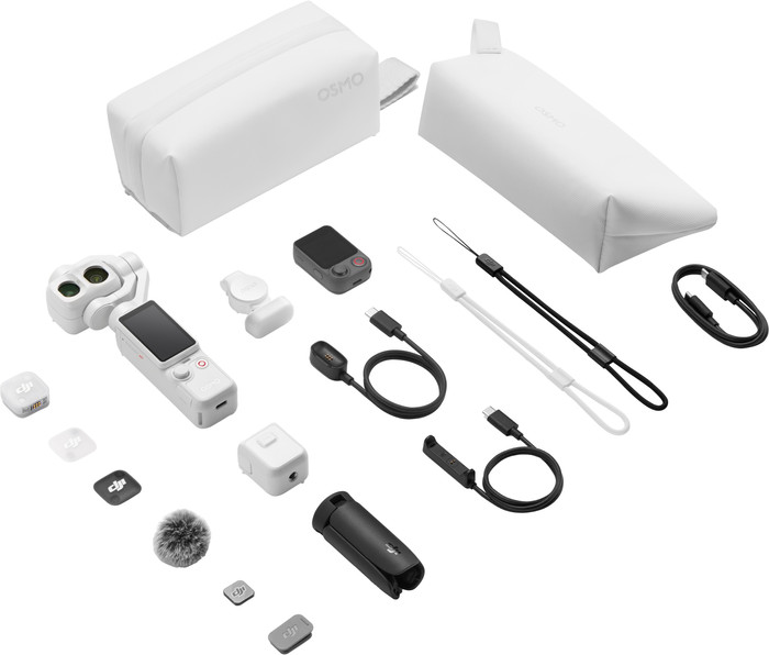 DJI Osmo Pocket 4P (Pro) Creator Combo Wit accessoire