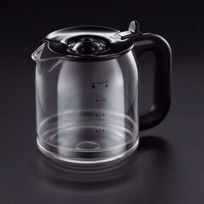 Russell Hobbs Buckingham Zilver Koffiezetapparaat +  Scanpart Permanent Filter detail