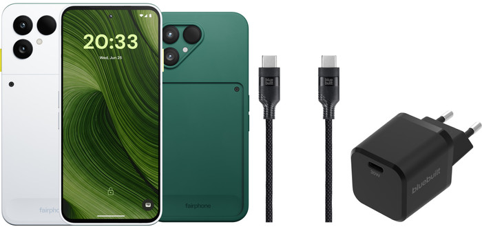 Fairphone 6 256GB Wit 5G + Compleet Accessoirepakket Main Image
