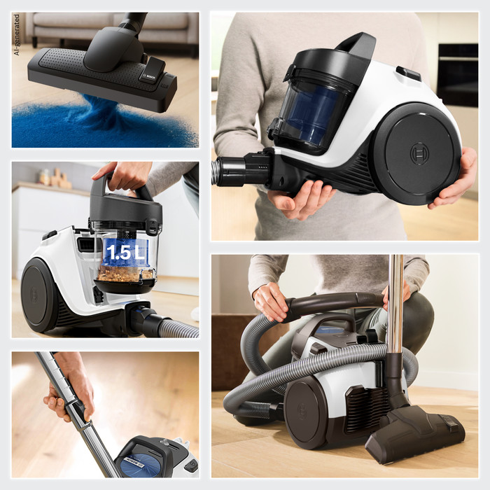 Bosch Serie 2 BGS05WH2H product in gebruik