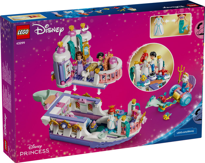 LEGO Disney Ariëls Koninklijke Trouwboot 43299 verpakking