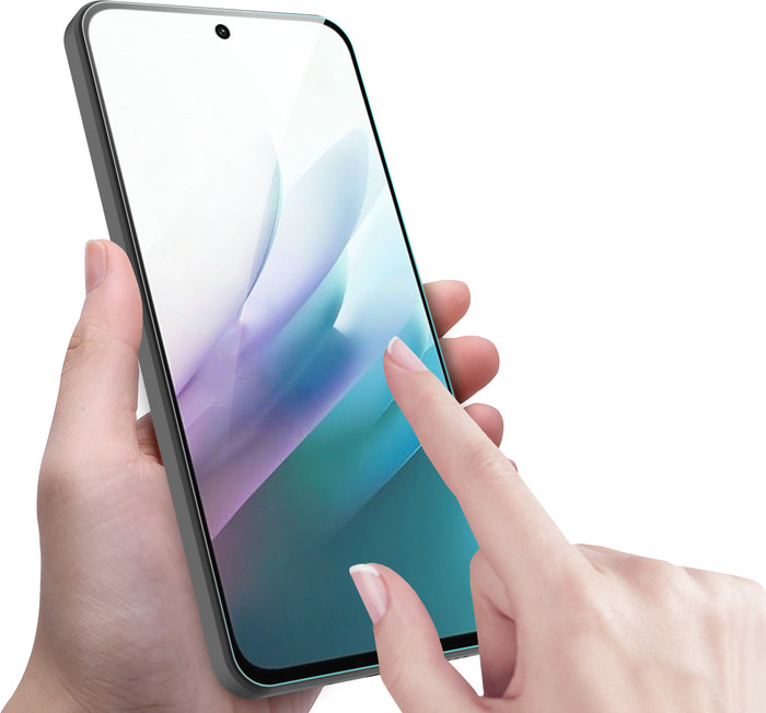 Just In Case Tempered Glass Xiaomi 17 Screenprotector product in gebruik