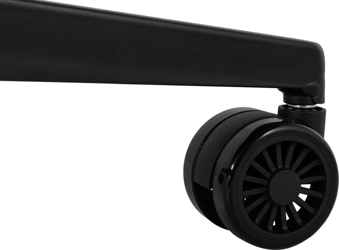 Vortech Essential Gamestoel Zwart + Vortech Vloermat Zwart detail