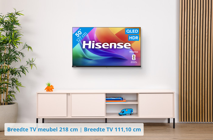 Hisense QLED 50" A59S (2026) visual Coolblue 1
