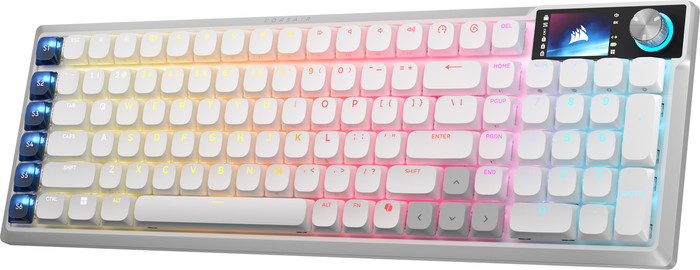 Corsair Vanguard AIR 99 Wireless Gaming Toetsenbord Wit Qwerty rechterkant