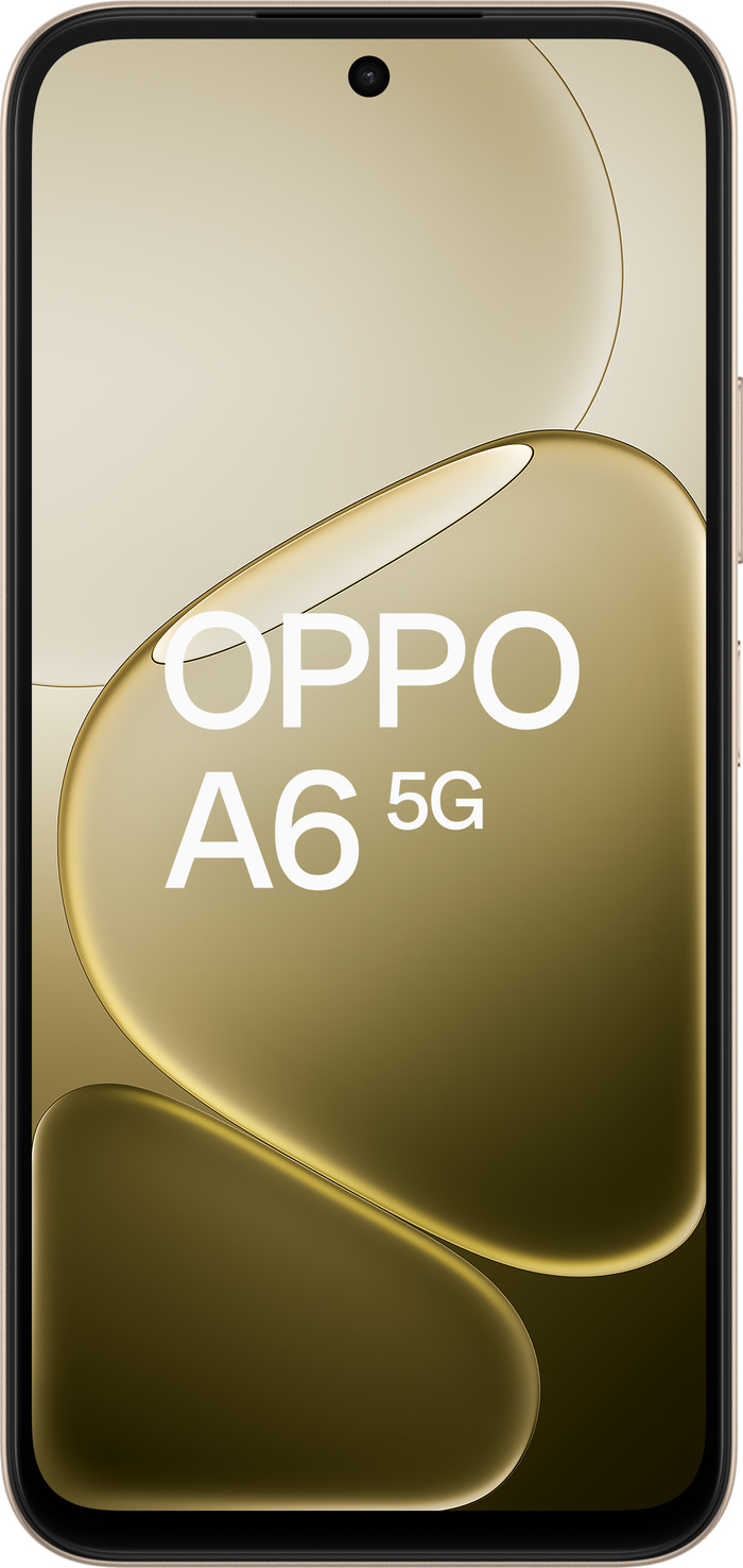 OPPO A6 128GB Goud 5G voorkant