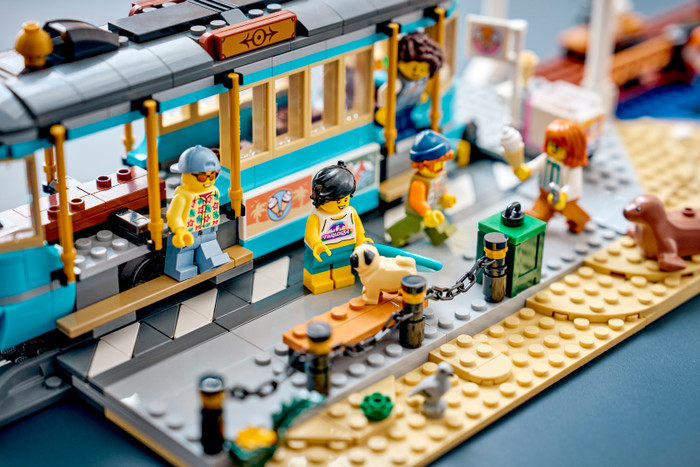 LEGO City Classic Beach Streetcar 60506 product in use