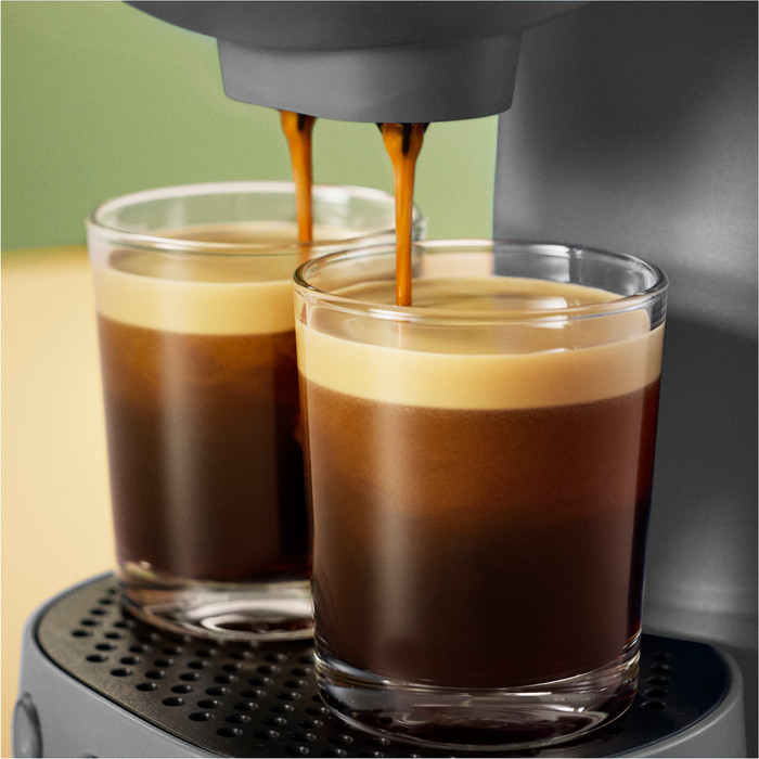 Philips koffiepadmachine Senseo Vibe CSA225/65 Zwart product in gebruik