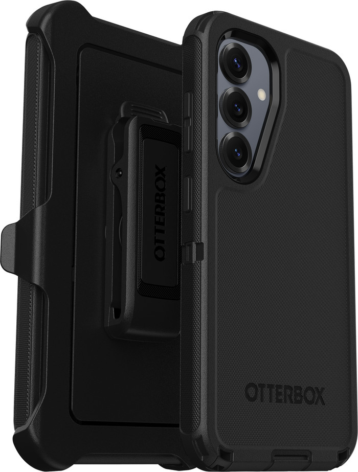 OtterBox Defender Samsung Galaxy S25 Back Cover Black visual supplier