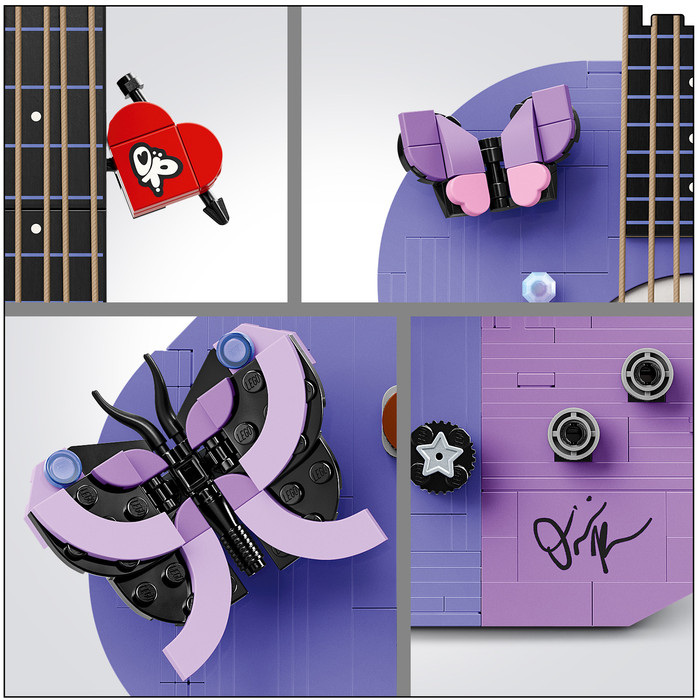 LEGO Editions Olivia Rodrigo's Dubbele Gitaar 43031 detail