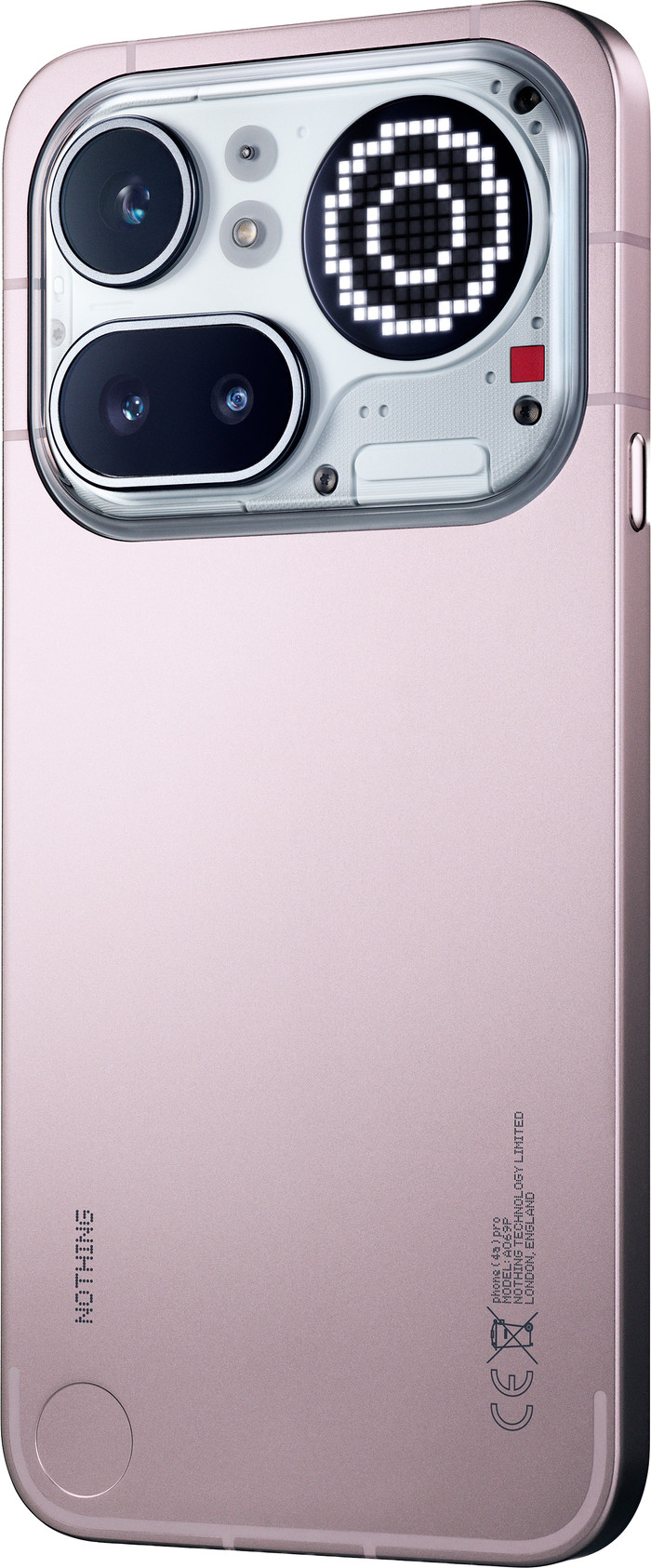 Nothing Phone (4a) Pro 256GB Roze 5G achterkant