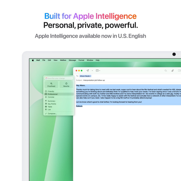 Apple iMac 24 inch M4 (10 core CPU/10 core GPU) 24GB/512GB Groen QWERTY visual leverancier