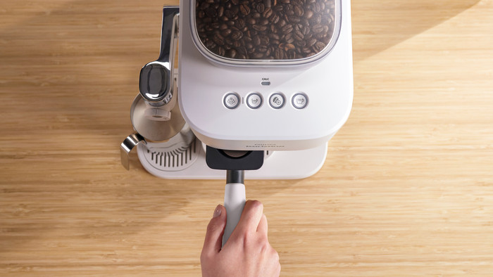 Philips Baristina Latte BAR400/00 Wit detail