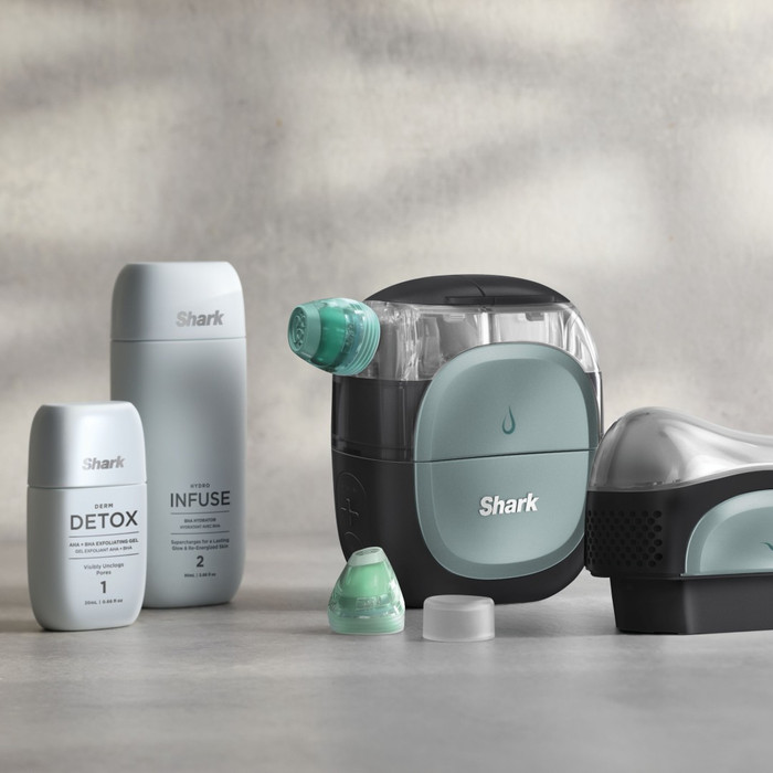 Shark FacialPro Glow + DePuffi FH320EUBK Zwart accessoire
