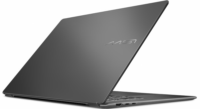 MSI Prestige 16 AI+ OLED C3MG-400NLN QWERTY achterkant