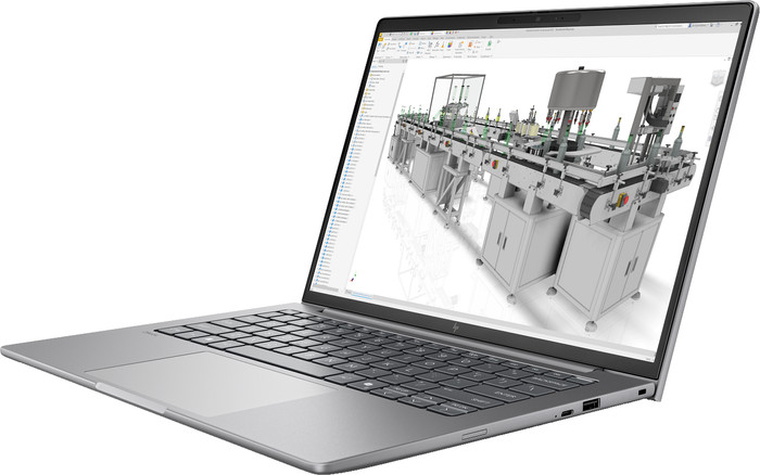 HP ZBook 8 G2 14'' Copilot+ PC - DN7U1ET Qwerty rechterkant