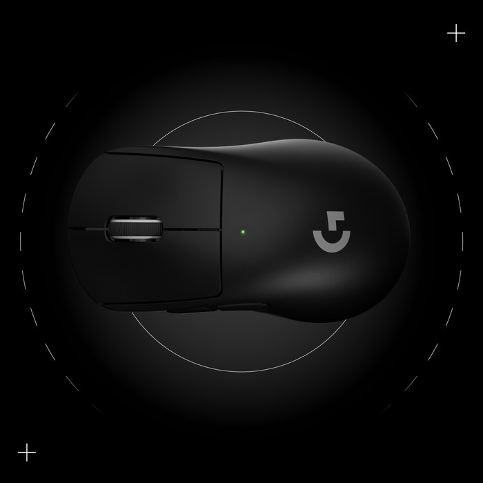 Logitech G PRO X Superlight 2 DEX Lightspeed Draadloze Gaming Muis Zwart visual leverancier