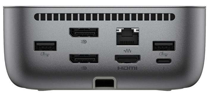 HP Thunderbolt 4 100W G6 Dock achterkant