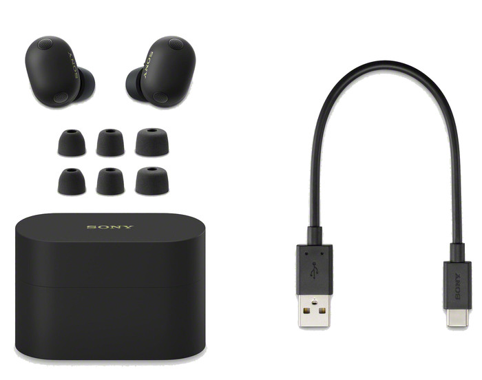 Sony WF-1000XM6 Zwart samengesteld product