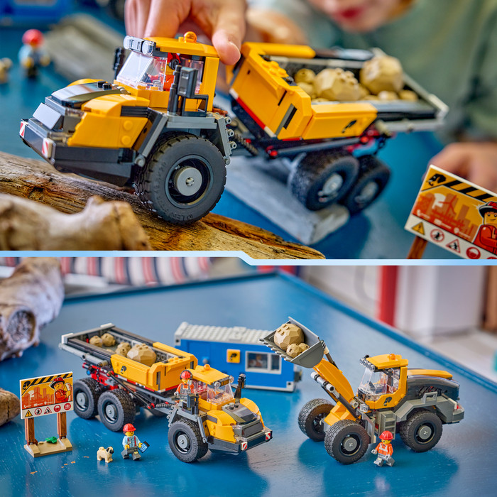 LEGO City Kiepwagen en voorlader 60494 detail