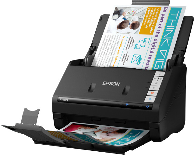 Epson WorkForce ES-550W product in gebruik