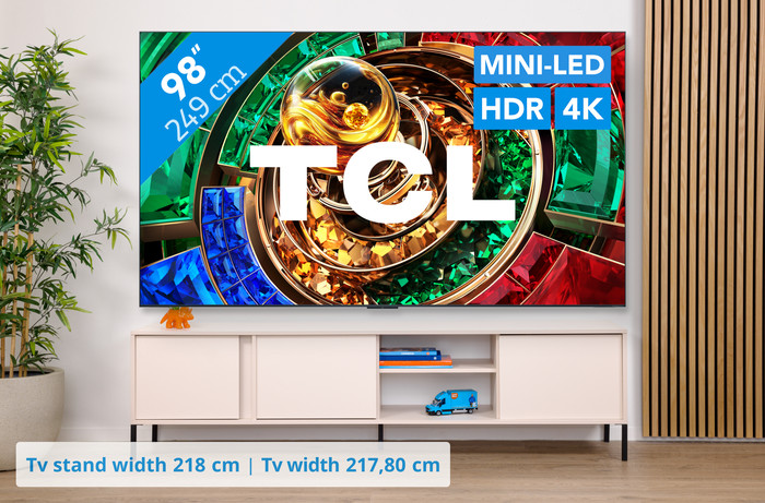TCL RGB Mini-LED 98 inches RM7L (2026) visual Coolblue 1