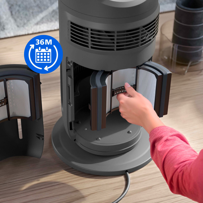 Philips Air Performer 4-in-1 9000 serie HEPA NanoProtectfilter product in gebruik