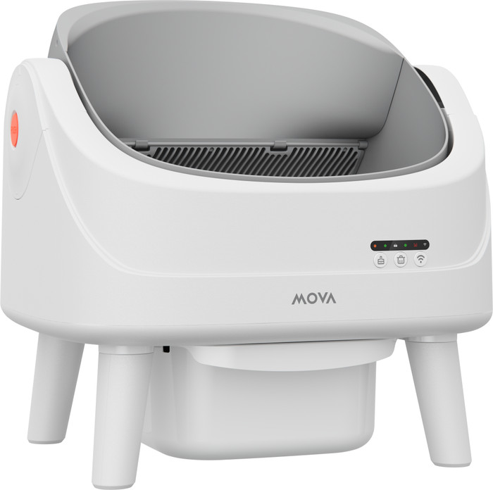 Mova Automatische kattenbak LB10 Air Wit linkerkant