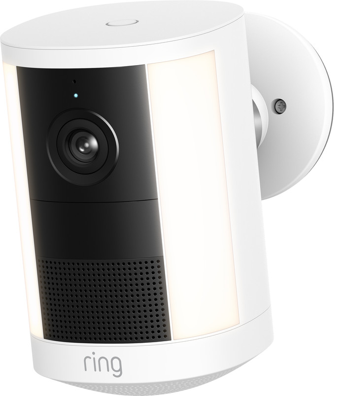Ring Spotlight Camera 2e Generatie Stekker Wit rechterkant