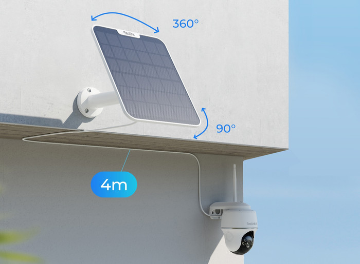 Reolink Solar Panel 2 Wit visual leverancier
