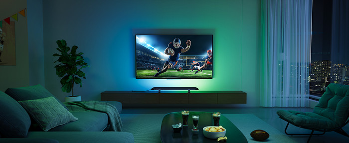 Govee RGBICWW Light Bars product in gebruik