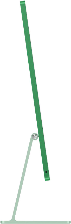 Apple iMac 24 inch M4 (10 core CPU/10 core GPU) 24GB/512GB Groen QWERTY linkerkant