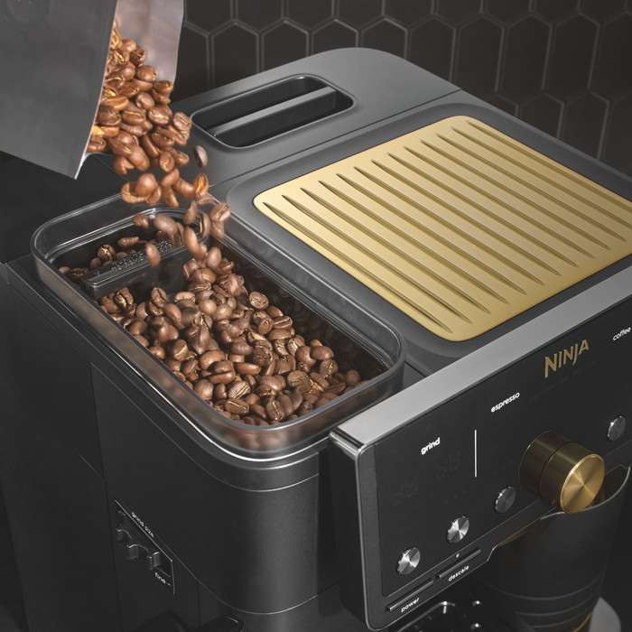 Ninja Luxe Café Pro ES771EUBK David Beckham Limited Edition bovenkant