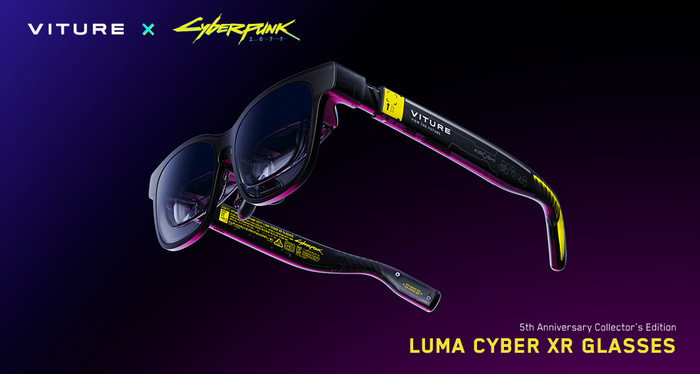 VITURE x Cyberpunk 2077 Luma Cyber XR bril visual leverancier