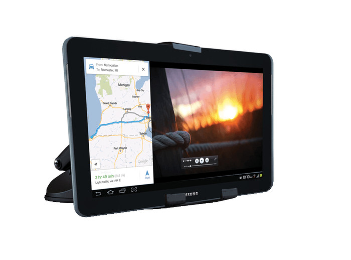AnyGrip Tablet Universele Autohouder product in gebruik