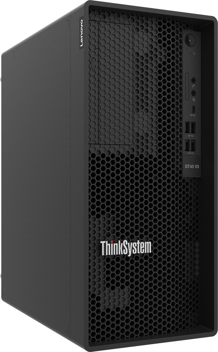 Lenovo ThinkSystem ST45 V3 Tower Server - 7DH5A00AEA rechterkant