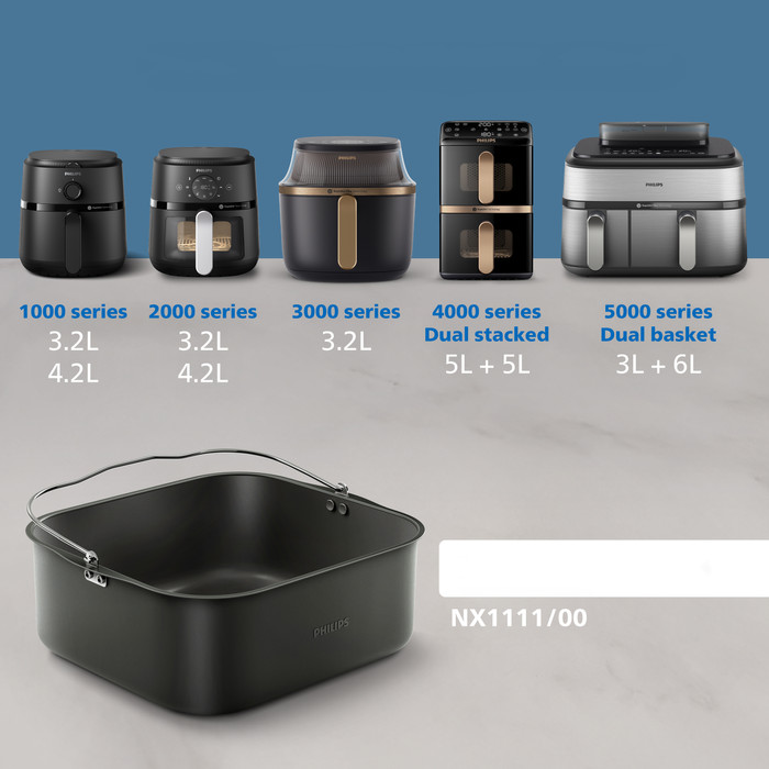 Philips Airfryer Accessoires Bakblik met 7 muffinvormen NX1111/00 visual leverancier
