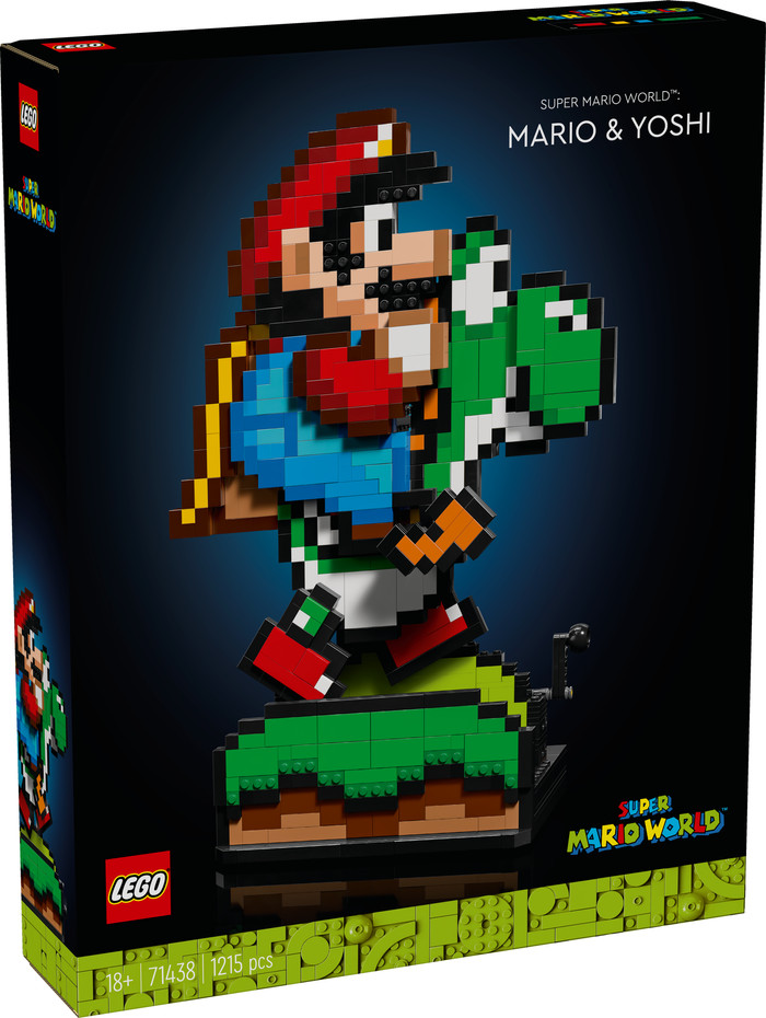 LEGO Super Mario World: Mario and Yoshi 71438 packaging