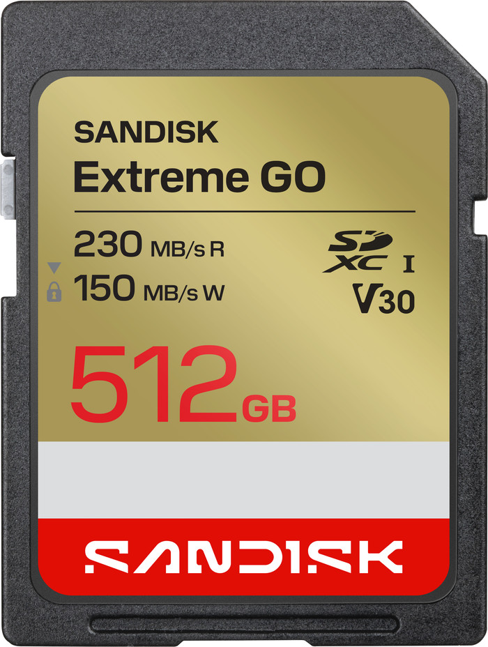 SANDISK Extreme GO SDXC 512GB 230MB/s Main Image