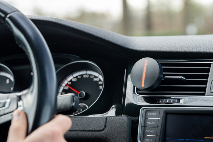 Flitsmeister DOT product in gebruik