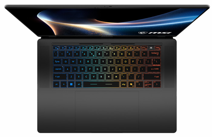 MSI Stealth 16 AI+ Copilot+ PC B3WF-046NL bovenkant
