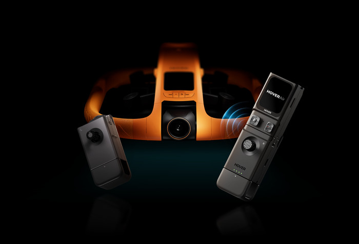 HOVERAir Aqua Basic Combo product in gebruik