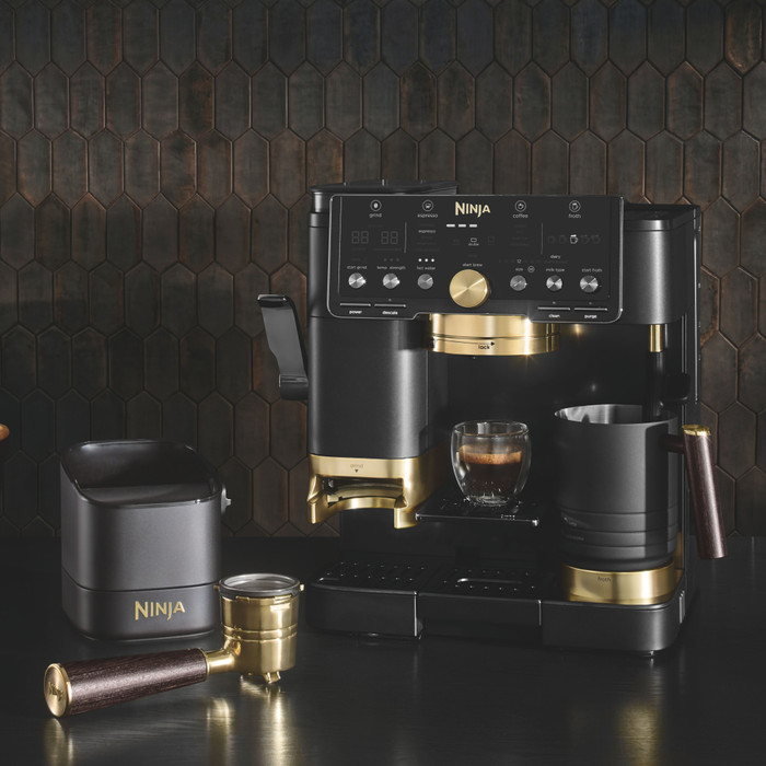 Ninja Luxe Café Pro ES771EUBK David Beckham Limited Edition product in gebruik