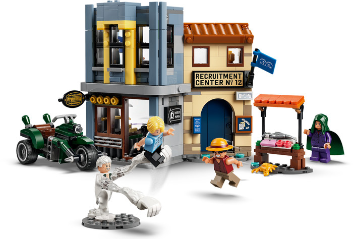 LEGO One Piece Confrontatie met kapitein Smoker 75642 detail