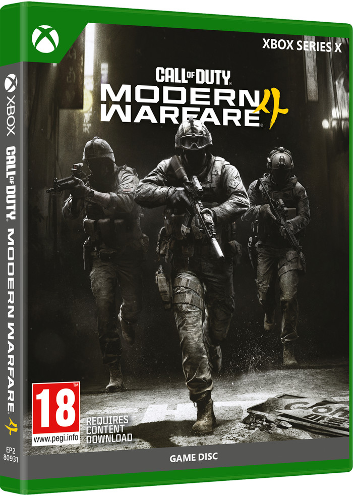 Call of Duty Modern Warfare 4 Xbox Series X verpakking