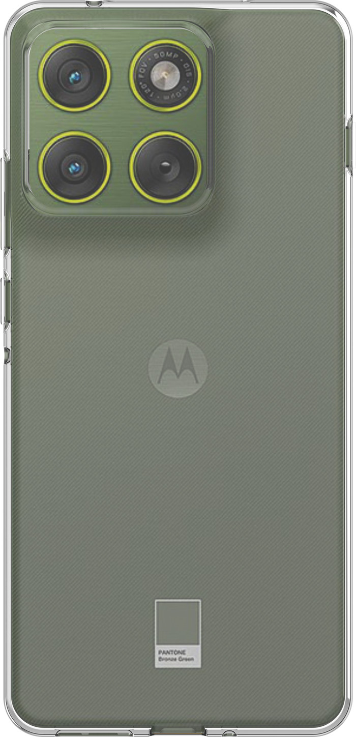 Just in Case Soft Design Motorola Edge 70 Back Cover Transparant Main Image